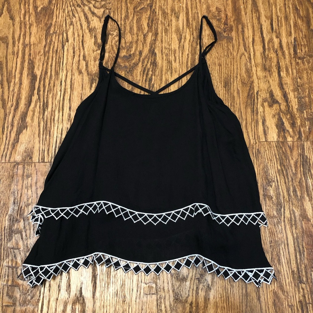 Black and White Tank Top